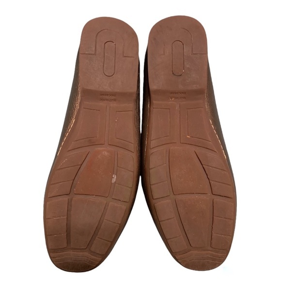 BLONDO Loafers Shoes Women's Bronze Leather Moccasin Driving Size 6 M - Picture 6 of 7